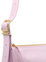 "Jil Sander" sac à main femme rose en cuir – Image 4