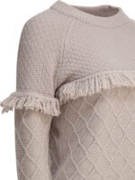 "Rakkì" pull femme beige en laine – Image 4