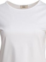 "Herno" t-shirt femme blanc en coton – Image 3