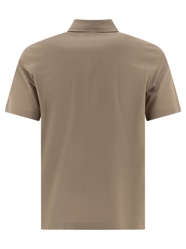"Herno" polo marron en coton pour homme – Image 2