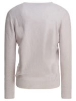 "Agnona" pull femme beige en laine coupe regular - Image 2