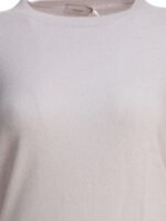 "Agnona" pull femme beige en laine coupe regular - Image 3