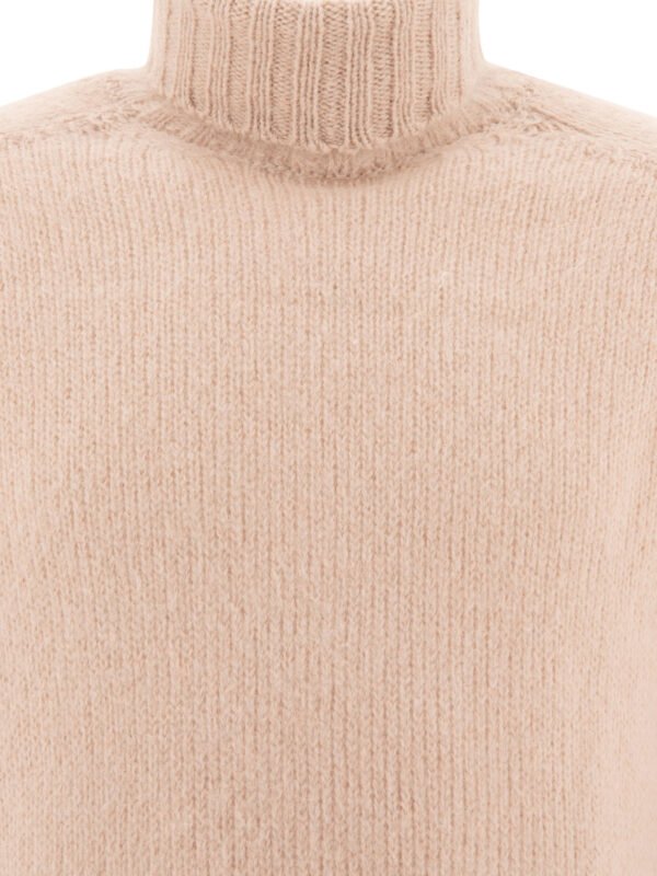 "Tom Ford" pull col roulé homme beige en laine et mohair coupe regular - Image 3