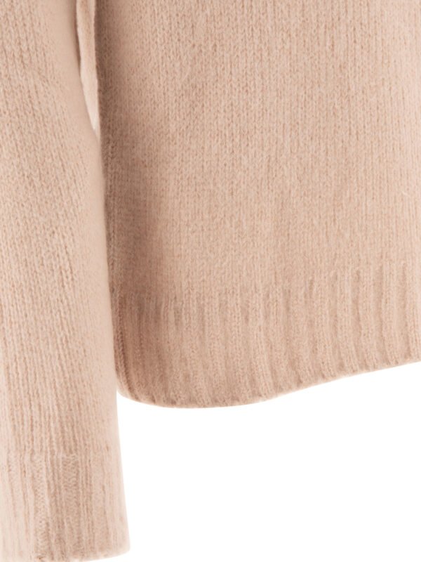"Tom Ford" pull col roulé homme beige en laine et mohair coupe regular - Image 4
