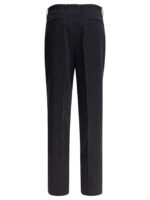 "Kaptain Sunshine" pantalon homme noir en coton et soie coupe regular – Image 2