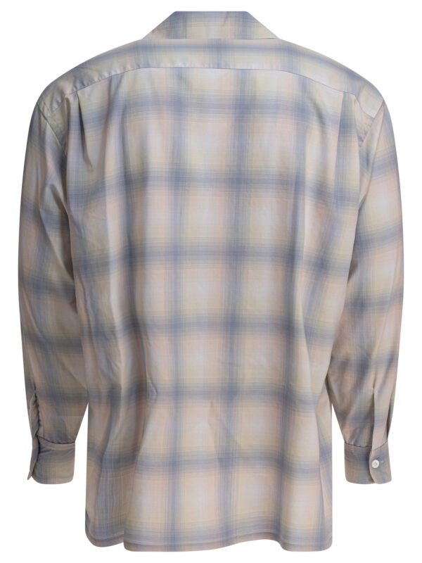 "Kaptain Sunshine" chemise homme beige et bleu laine – Image 2