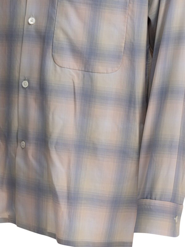 "Kaptain Sunshine" chemise homme beige et bleu laine – Image 4