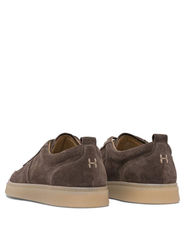 "Henderson Baracco" sneakers homme marron en suède et semelle en caoutchouc – Image 4