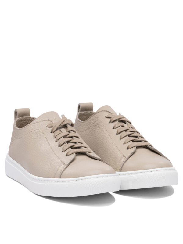 "Henderson Baracco" sneakers beige en cuir et caoutchouc pour femme – Image 2