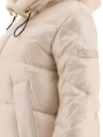 "Tatras" doudoune femme beige Arali en nylon avec duvet – Image 4