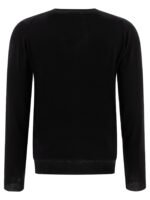 "John Smedley" pull homme noir Lundy en laine mérinos – Image 2