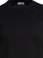 "Brunello Cucinelli"  T-shirt noir en coton pour femme – Image 3