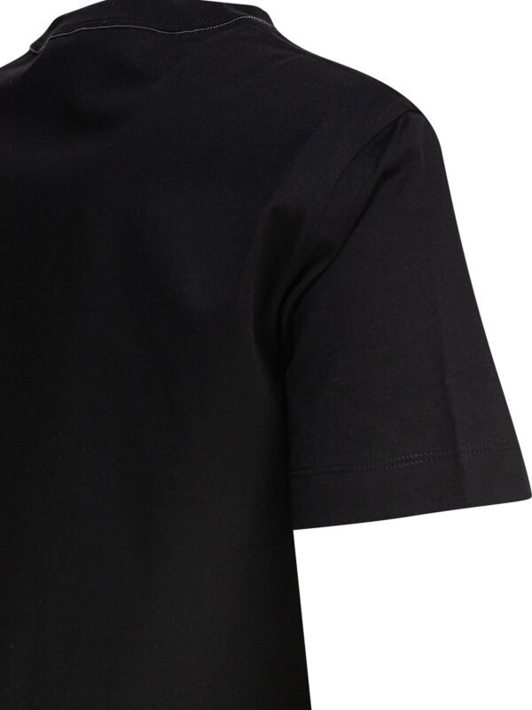 "Brunello Cucinelli"  T-shirt noir en coton pour femme – Image 4