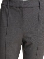 "Brunello Cucinelli" pantalon femme gris en laine stretch – Image 3