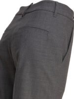 "Brunello Cucinelli" pantalon femme gris en laine stretch – Image 4