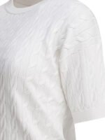 "Brunello Cucinelli" t-shirt femme blanc en coton – Image 4