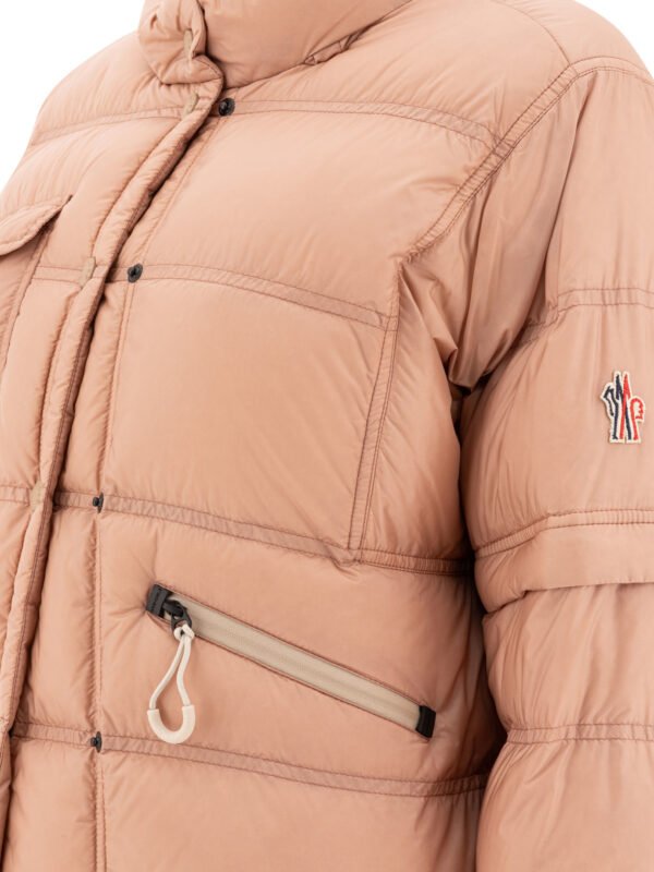 "Moncler Grenoble" doudoune Mauduit rose en polyamide pour femme – Image 3