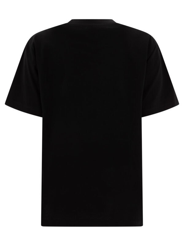 "MCM" t-shirt femme noir en coton coupe regular - Image 2
