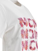 "MCM" t-shirt femme blanc coton – Image 4