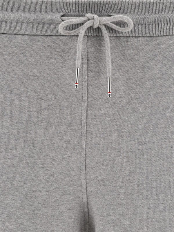"Thom Browne" short homme gris en coton coupe regular - Image 3