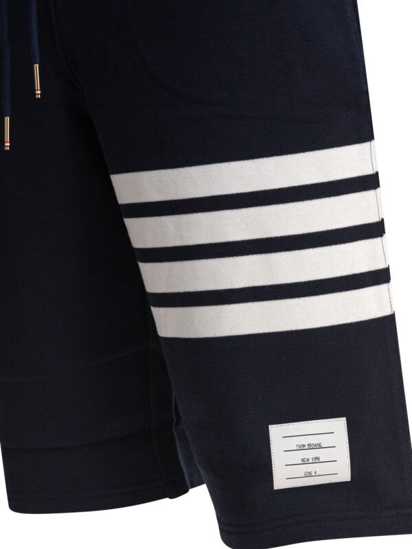 "Thom Browne" short homme bleu en coton – Image 4