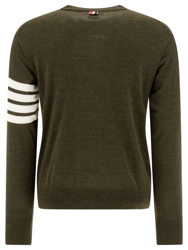 "Thom Browne" pull vert en laine coupe regular pour homme - Image 2