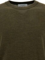 "Thom Browne" pull vert en laine coupe regular pour homme - Image 3