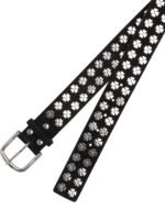 "Bode" ceinture homme noire en daim – Image 2