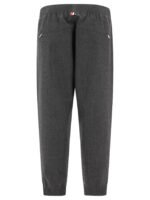 "Thom Browne" pantalon de jogging en laine homme gris coupe regular – Image 2