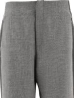 "Thom Browne" pantalon de jogging en laine homme gris coupe regular – Image 3