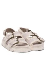 "Mou" sandales femme grises en cuir - Image 2