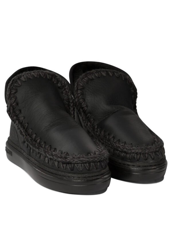 "Mou" bottines femme noires Eskimo Bold en cuir – Image 2