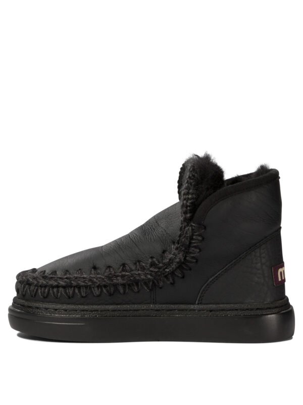 "Mou" bottines femme noires Eskimo Bold en cuir – Image 3