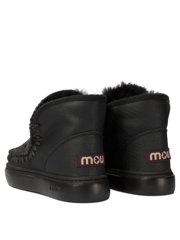 "Mou" bottines femme noires Eskimo Bold en cuir – Image 4