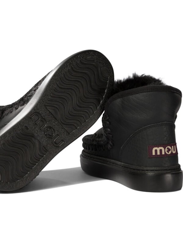 "Mou" bottines femme noires Eskimo Bold en cuir – Image 5
