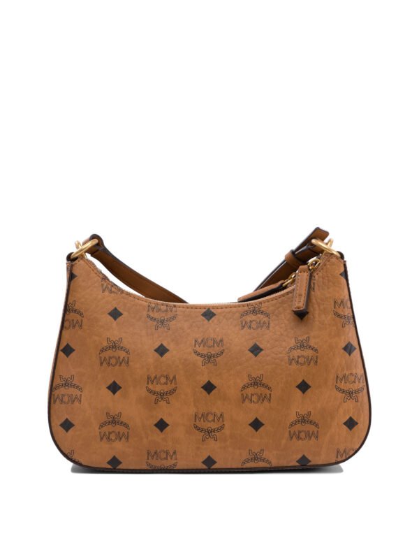 "MCM" Sac à main femme marron en cuir – Image 3