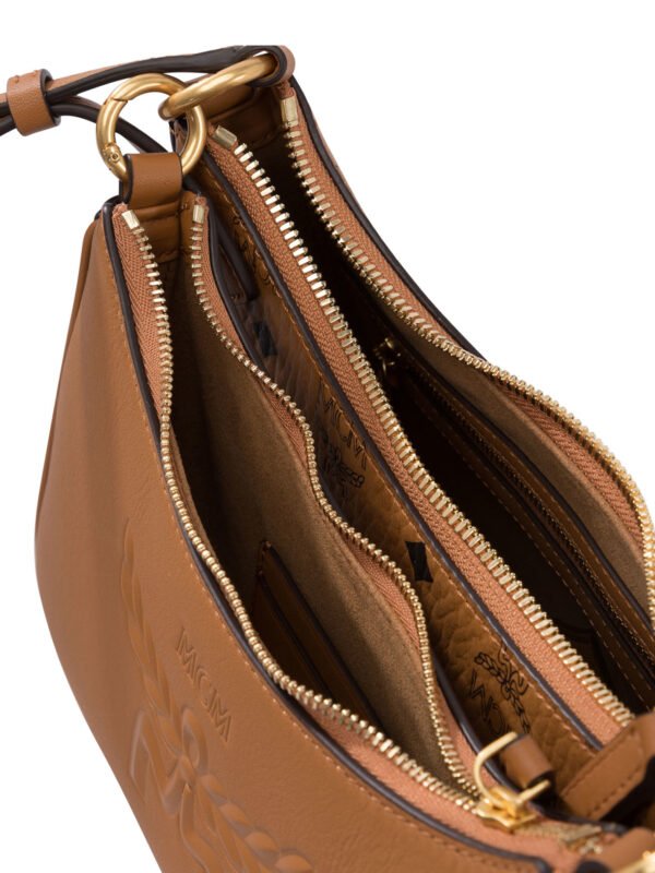 "MCM" Sac à main femme marron en cuir – Image 5