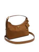 "MCM" sac bandoulière femme marron en nylon et cuir - Image 2