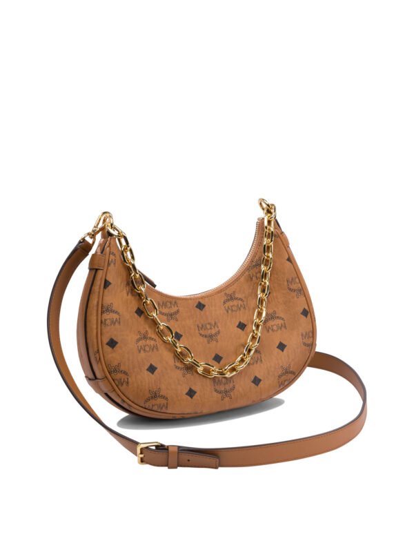 "MCM" sac à main femme marron en cuir – Image 2