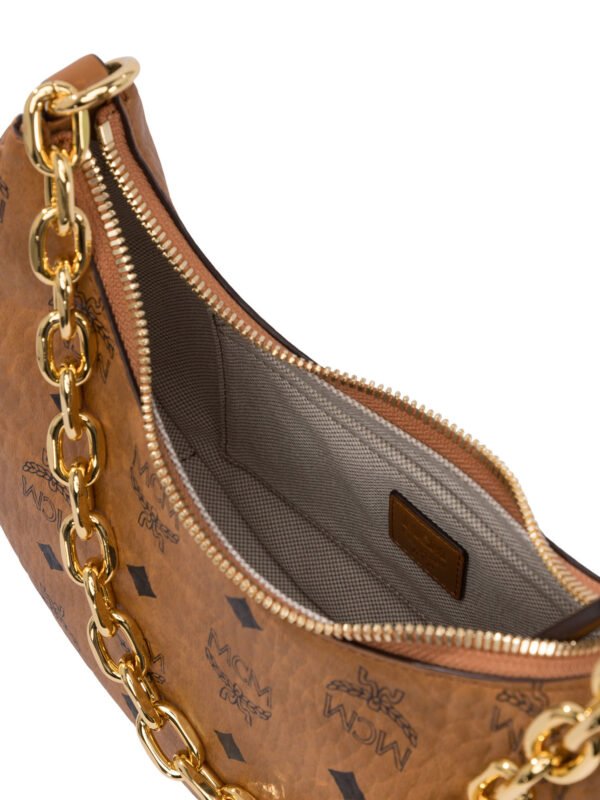 "MCM" sac à main femme marron en cuir – Image 5