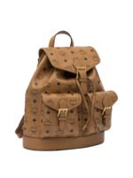 "MCM" Sac à dos femme marron en cuir – Image 2