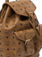 "MCM" Sac à dos femme marron en cuir – Image 4