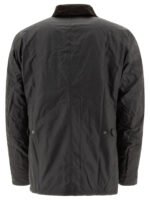 "Barbour" manteau homme noir Utility Sapper en coton ciré - Image 2