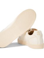 "Brunello Cucinelli" sneakers blanches en cuir pour homme – Image 5