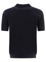 "Norse Projects" polo homme bleu Leif en lin et coton – Image 2