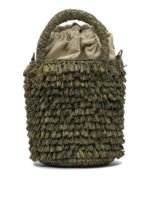 "Ibeliv" sac à main femme vert en raphia fait main – Image 3