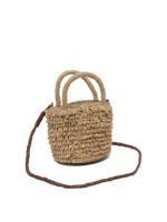 "Ibeliv" sac à main femme beige en raphia – Image 2
