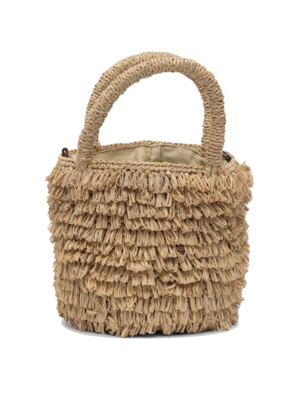 "Ibeliv" sac à main femme beige en raphia – Image 3