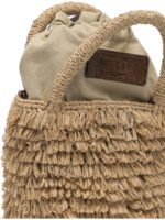 "Ibeliv" sac à main femme beige en raphia – Image 4