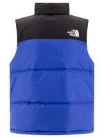"The North Face" Veste sans manches homme bleue en nylon recyclé et duvet coupe ample – Image 2